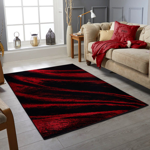 17 Stories Cassina Dhurrie Red Rug & Reviews Wayfair.co.uk